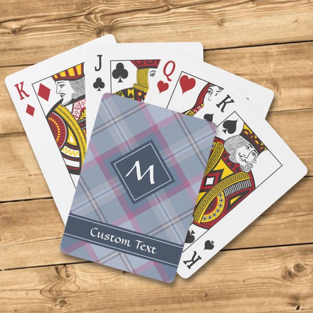 Pastel Blue and Pink Tartan Playing Cards (Creator Uploaded)