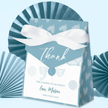 Pastel Blue Balloon & Cloud Boy Birthday