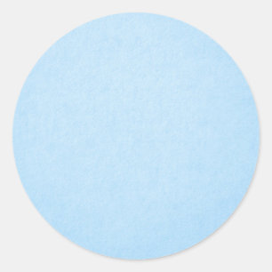 Pastel Blue Colour Classic Round Sticker