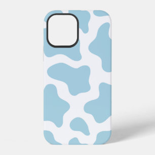 pastel blue cow print kawaii iPhone 12 case