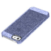 Pastel Blue Faux Glitter And Sparkless Uncommon iPhone Case (Top)