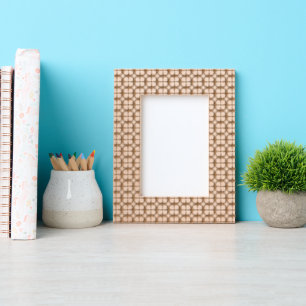 Pastel blue floral abstract repeat etched frames