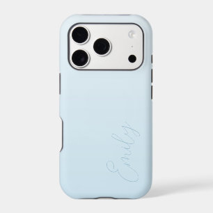 Pastel Blue Gradient Calligraphy Personalised