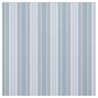 Pastel Blue & Gray Chevron Stripes Fabric