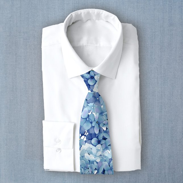 pastel blue Hydrangea Tie (Creator Uploaded)