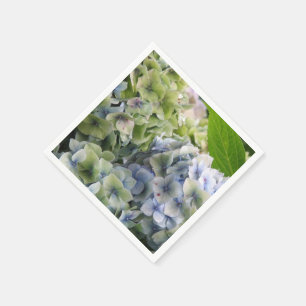 Pastel Blue Hydrangeas Napkin