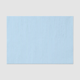 Pastel Blue Pinstripes Tissue Paper