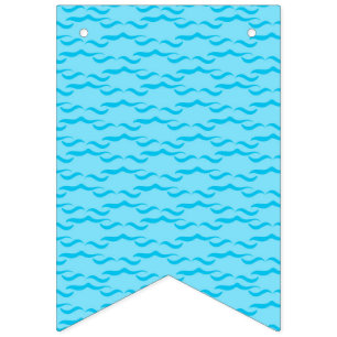 Pastel Blue Sea Water Waves Peaceful Ocean Bunting