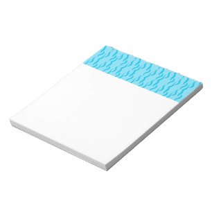 Pastel Blue Sea Water Waves Peaceful Ocean Notepad