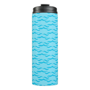 Pastel Blue Sea Water Waves Peaceful Ocean Thermal Tumbler