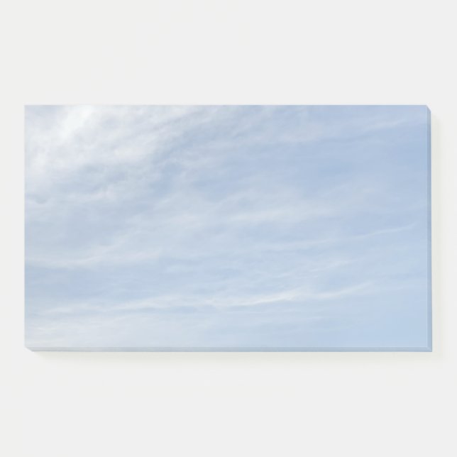 Pastel Blue Sky Sticky Notes (Front)