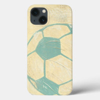Pastel Blue Soccer Ball by Chariklia Zarris