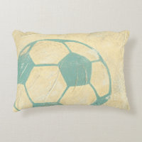 Pastel Blue Soccer Ball by Chariklia Zarris