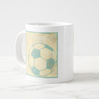 Pastel Blue Soccer Ball by Chariklia Zarris
