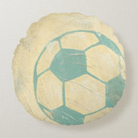 Pastel Blue Soccer Ball by Chariklia Zarris
