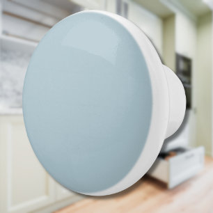 Pastel Blue Solid Colour Classic Elegant Ceramic Knob