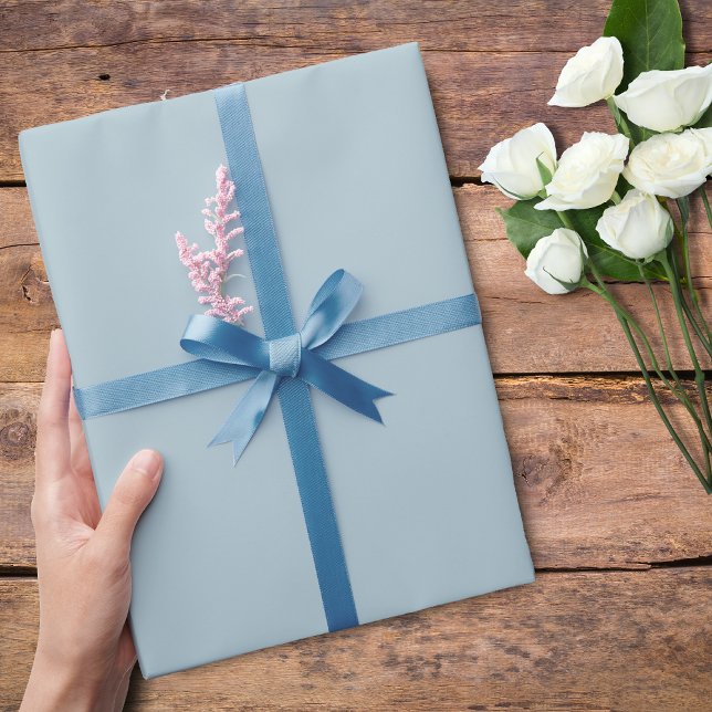 Pastel Blue Solid Colour | Classic | Elegant Wrapping Paper (Creator Uploaded)
