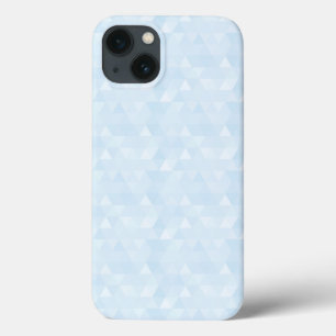 Pastel Blue Triangle Mosaic iPad Case