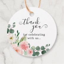 Pastel Blush Pretty Pink Botanical Bridal Shower F