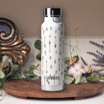 Pastel Boho Arrows Feathers Add Name Water Bottle<br><div class="desc">Boho Water Bottle.</div>