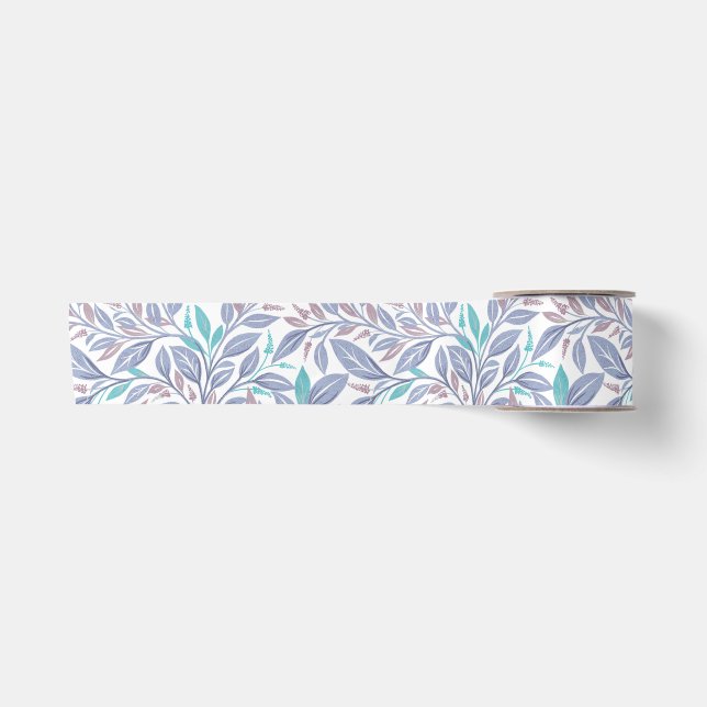Pastel Botanical Harmony Satin Ribbon (Front)