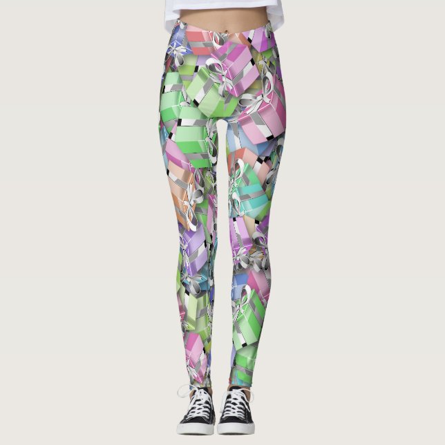 pastel boxes leggings (Front)