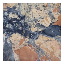 Pastel Breccia Poster