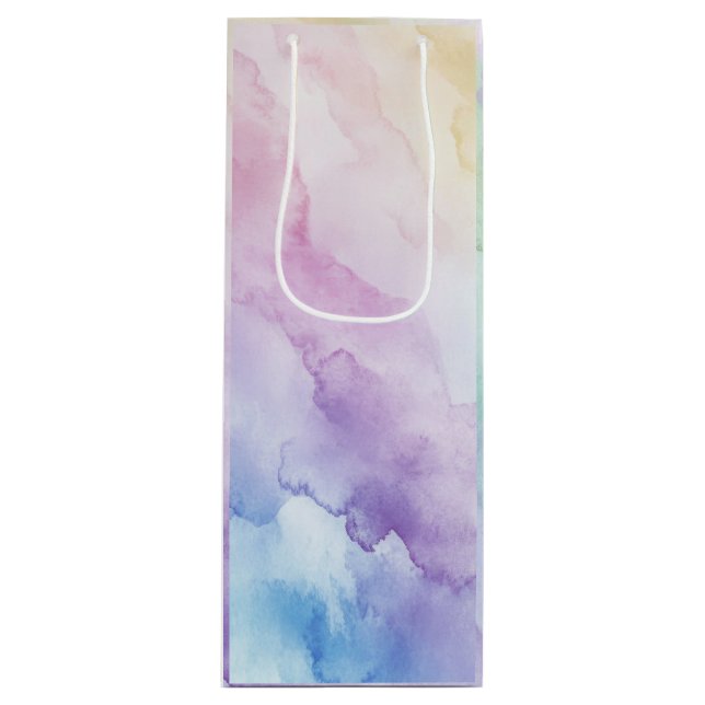 Pastel Breeze Wine Bag (Front)