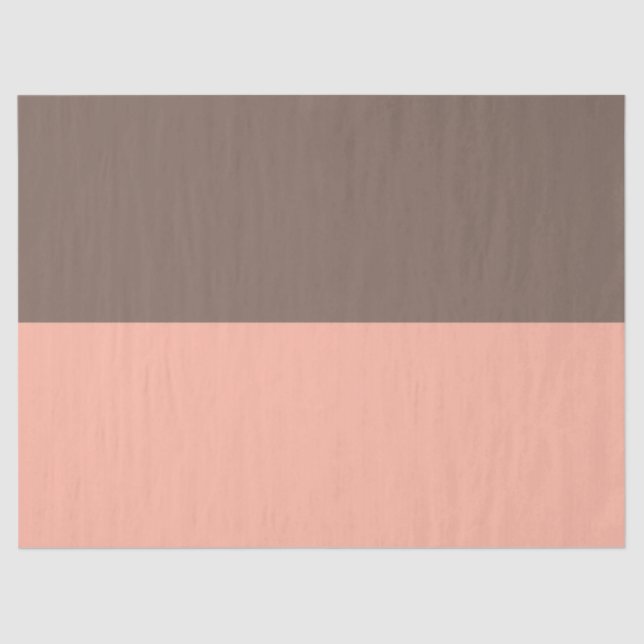 Pastel Brown and Pale Red Tissue Paper (Front)