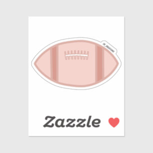 Pastel Brown Football 