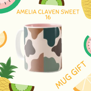 Pastel Brown Modern Wallpaper Coffee Mug