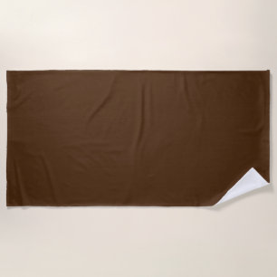 Pastel Brown,Pine Cone,Puce, Beach Towel