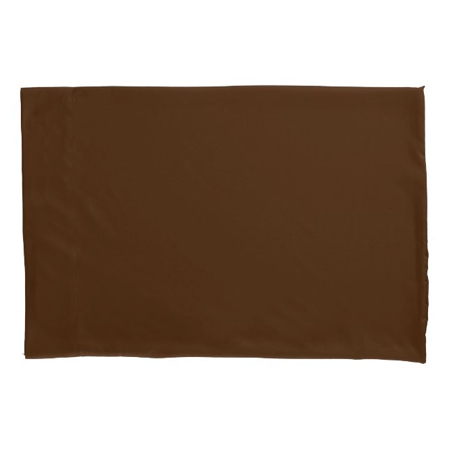 Pastel Brown,Pine Cone,Puce, Pillowcase (Front)
