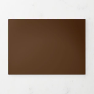 Pastel Brown,Pine Cone,Puce, Tri-Fold Card