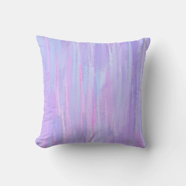 Pastel Brush Strokes Cushion (Front)