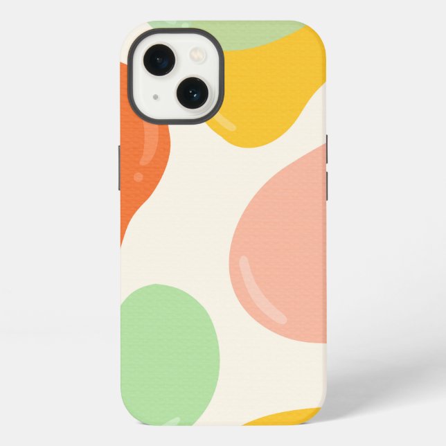 Pastel Bubbles iPhone Case (Back)