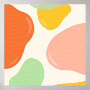 Pastel Bubbles Poster
