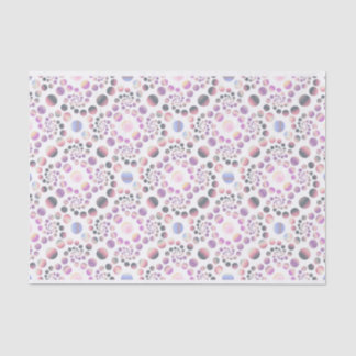 Pastel Bubbles Spiral Pattern Tissue Paper