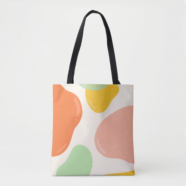 Pastel Bubbles Tote Bag (Front)