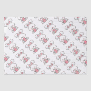 Pastel Bunny Elegance Tissue Paper