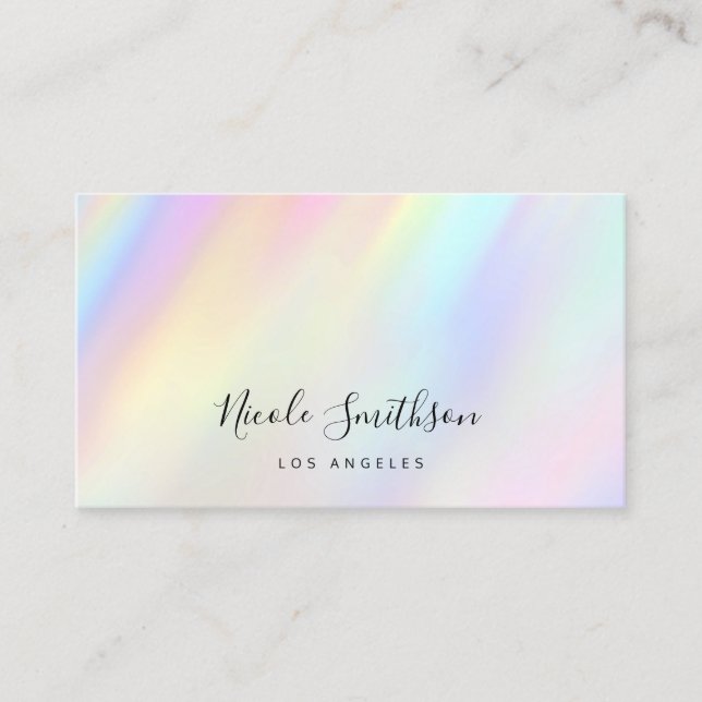 pastel business card (Front)