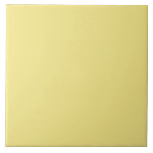 Pastel butter yellow background ready to customise tile