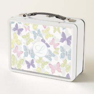 Pastel Butterflies Lunch Box