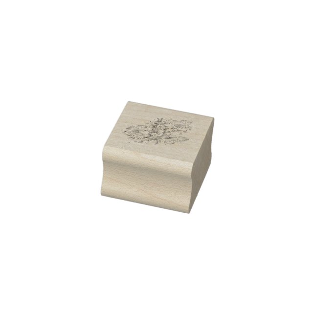 Pastel Butterfly Birthday Garden  Rubber Stamp (Stamp)