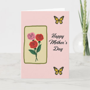 Pastel Butterfly Card