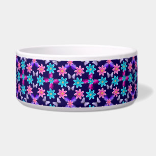 Pastel Butterfly Floral Pattern  