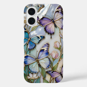 Pastel Butterfly iPhone Case Elegant Aesthetic