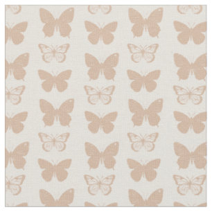 Pastel butterfly pattern fabric