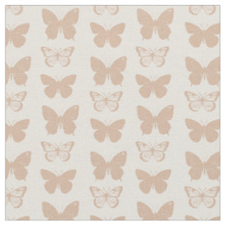 Pastel butterfly pattern fabric