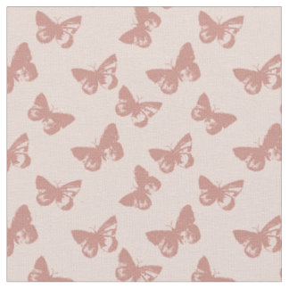 Pastel butterfly pattern fabric